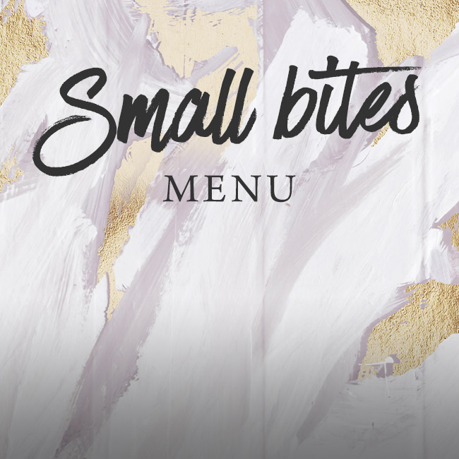 Small Bites menu at The Bathampton Mill 
